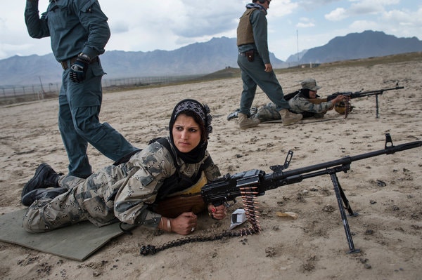 Afghan Policewomen Struggle Against Culture